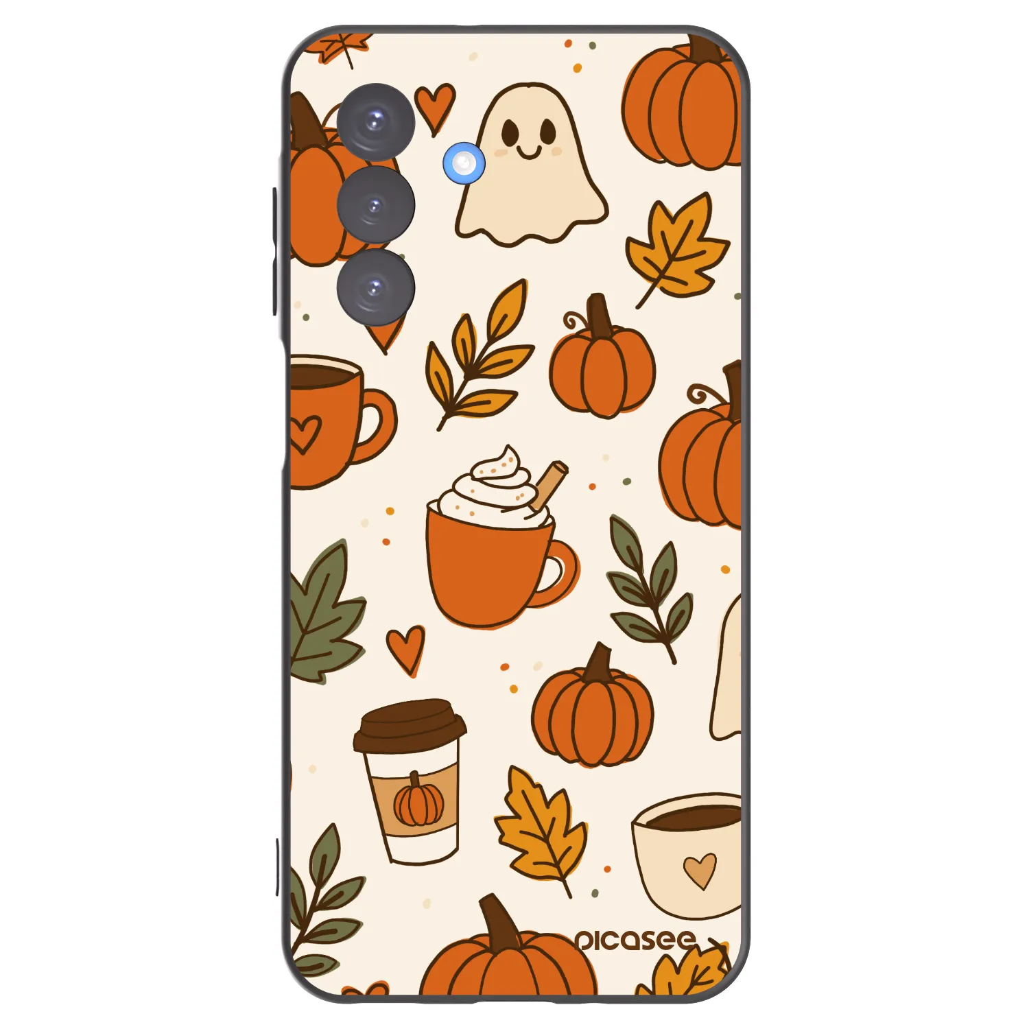 Picasee Μαύρη θήκη σιλικόνης για Samsung Galaxy A17 5G - Fall vibes