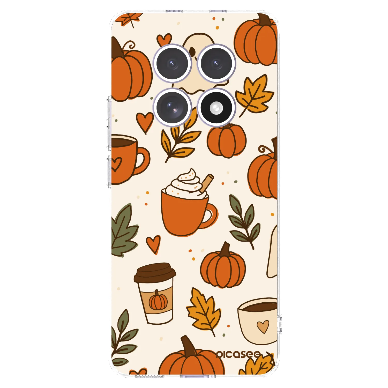 Picasee διαφανής θήκη σιλικόνης Xiaomi Redmi Note 15 4G - Fall vibes