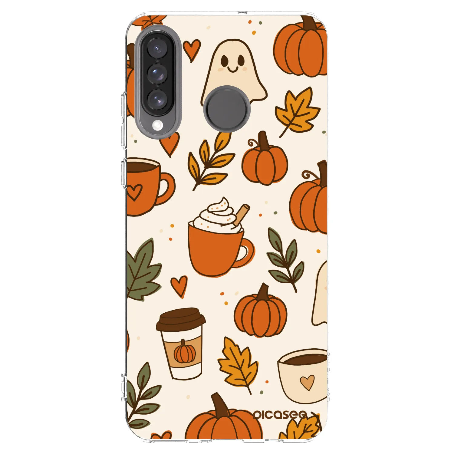 Picasee διαφανής θήκη σιλικόνης Huawei P30 Lite - Fall vibes