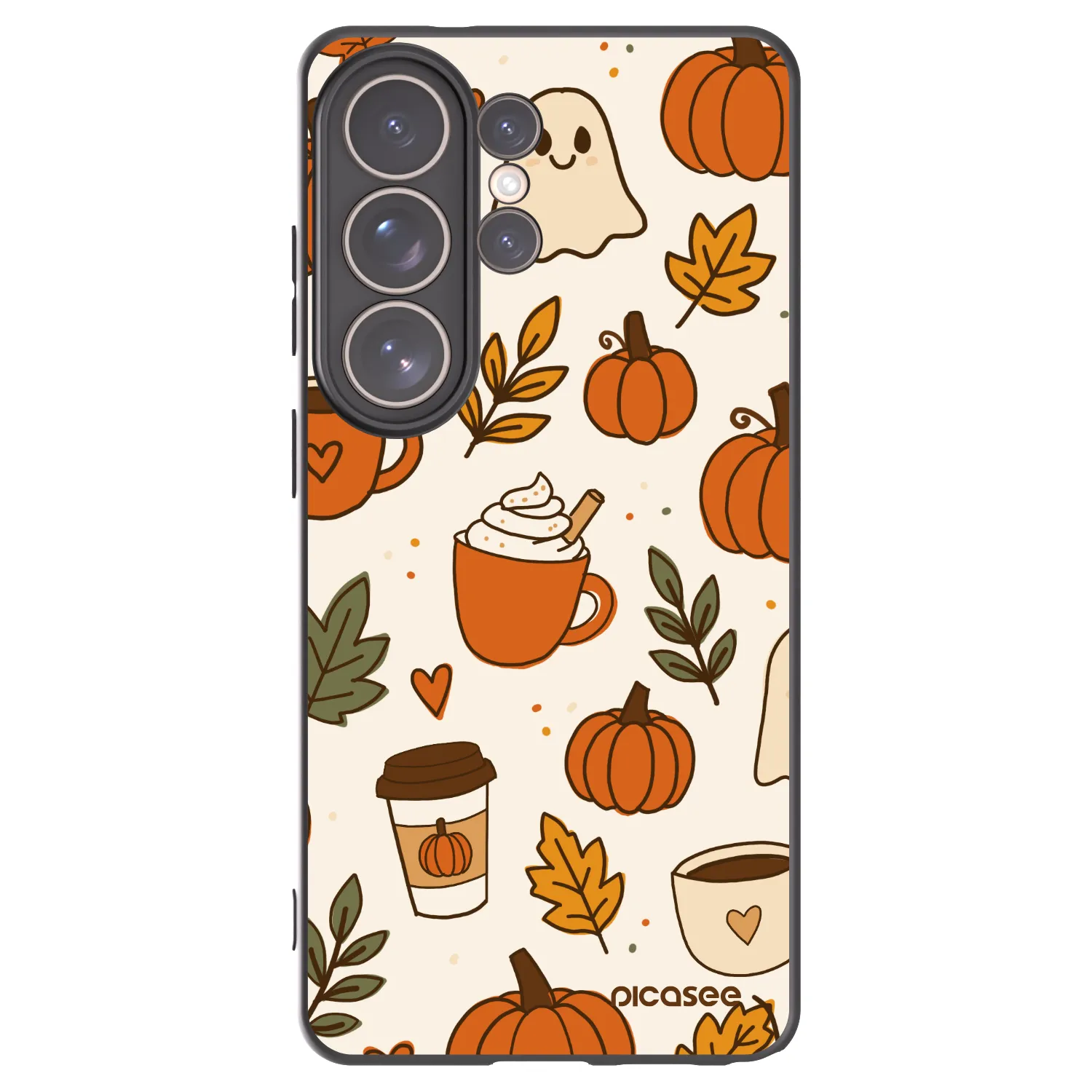 Picasee Μαύρη θήκη σιλικόνης για Samsung Galaxy S26 Ultra - Fall vibes