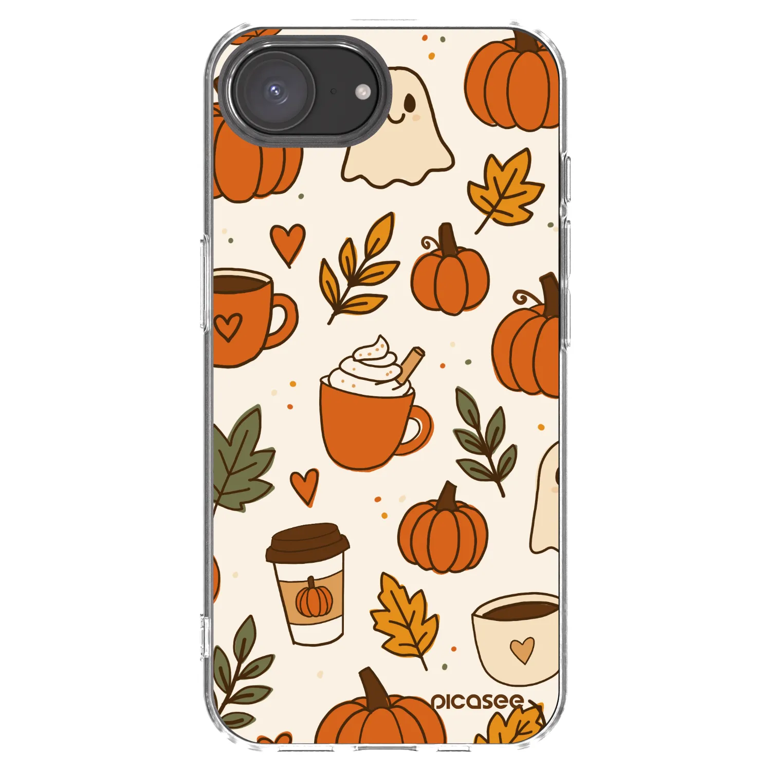 Picasee διαφανής θήκη σιλικόνης Apple iPhone 17e - Fall vibes