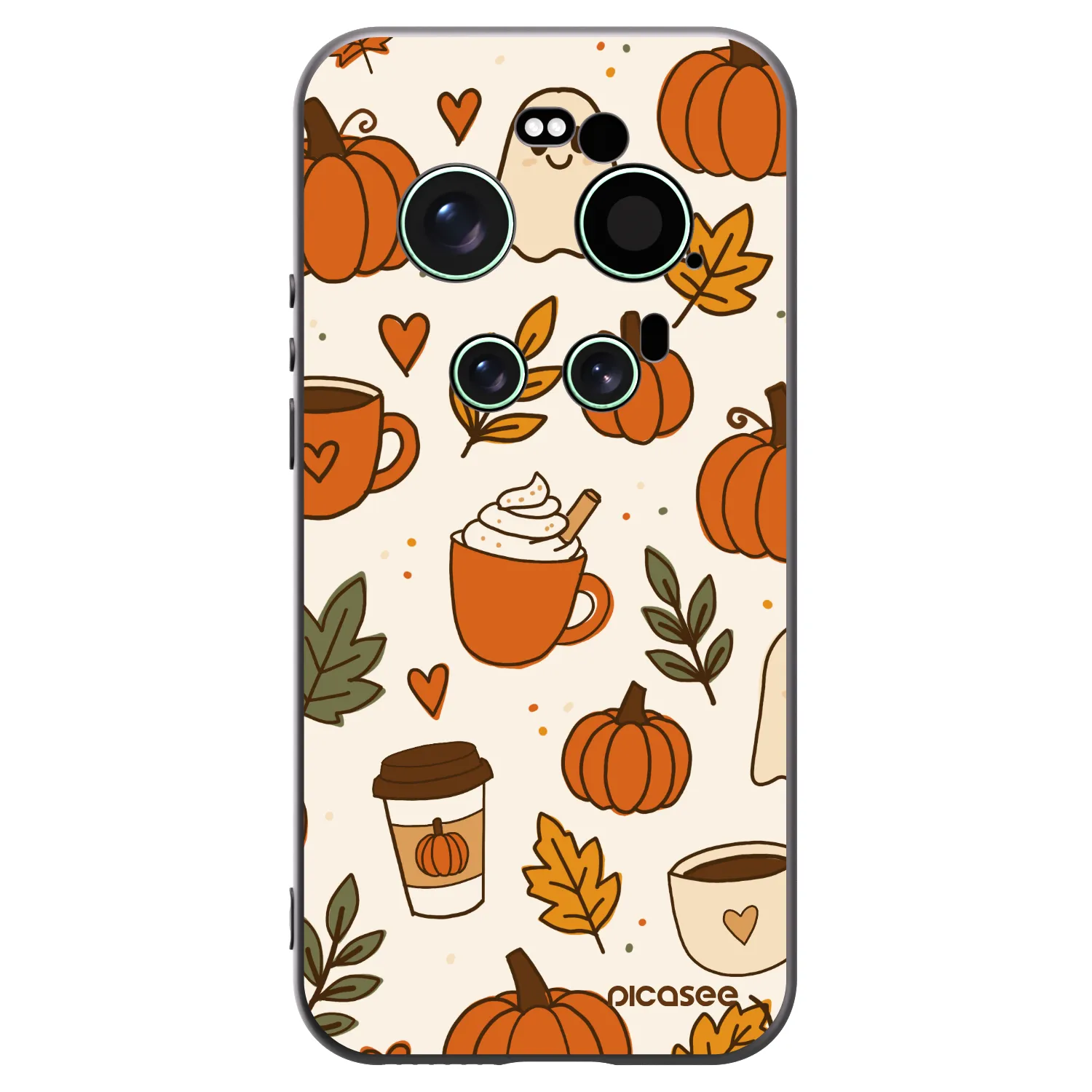 Picasee Μαύρη θήκη σιλικόνης για Xiaomi 17 Ultra - Fall vibes