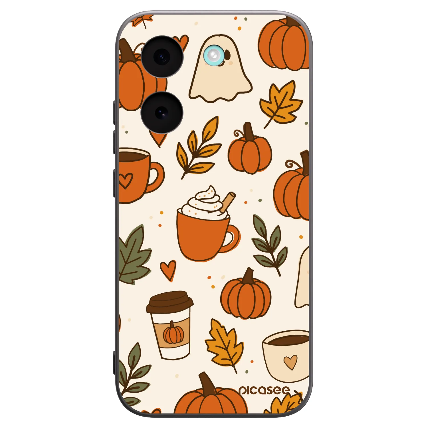Picasee Μαύρη θήκη σιλικόνης για Xiaomi Poco X8 Pro - Fall vibes
