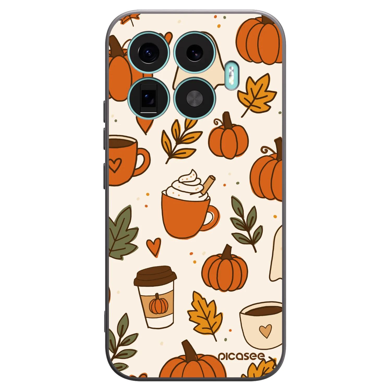 Picasee Μαύρη θήκη σιλικόνης για Xiaomi 17T - Fall vibes