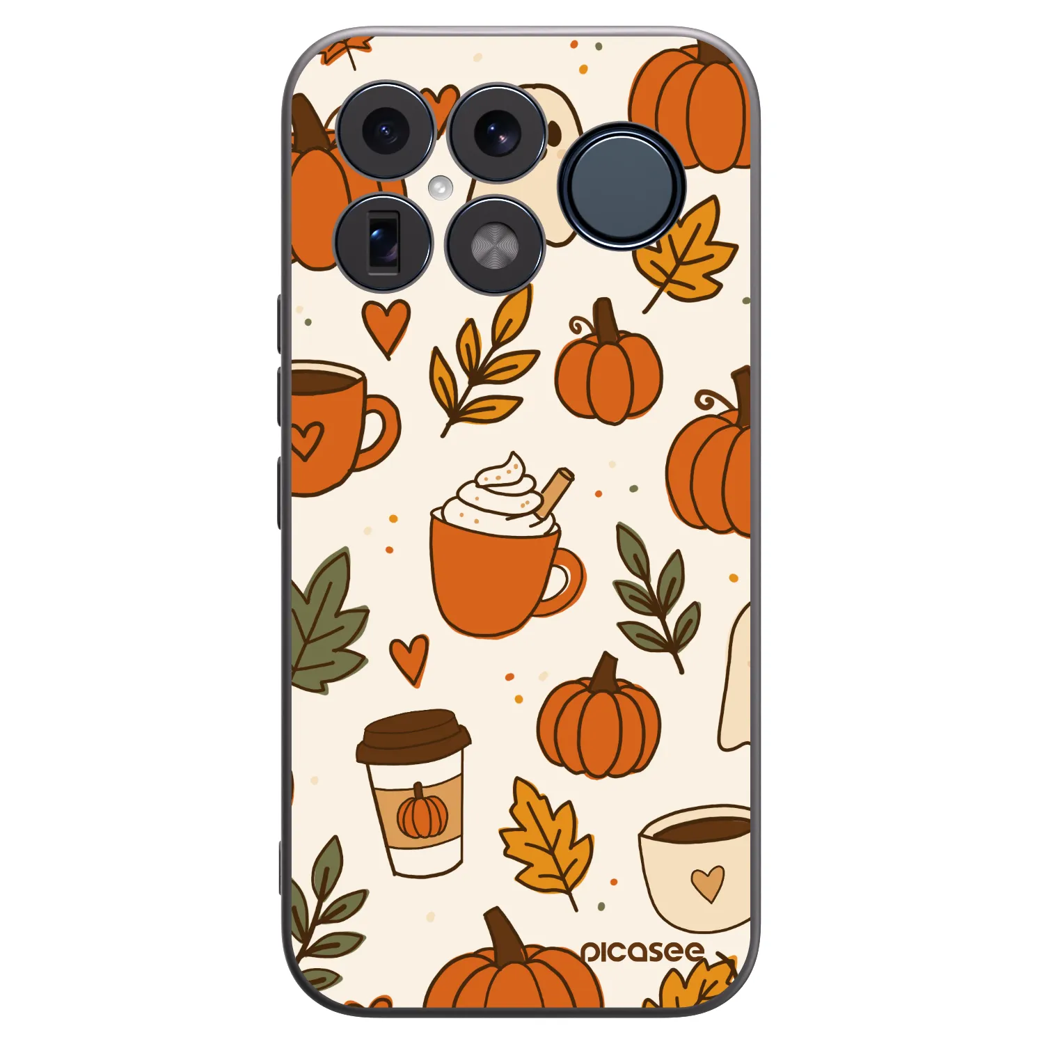 Picasee Μαύρη θήκη σιλικόνης για Xiaomi Poco F8 Ultra - Fall vibes