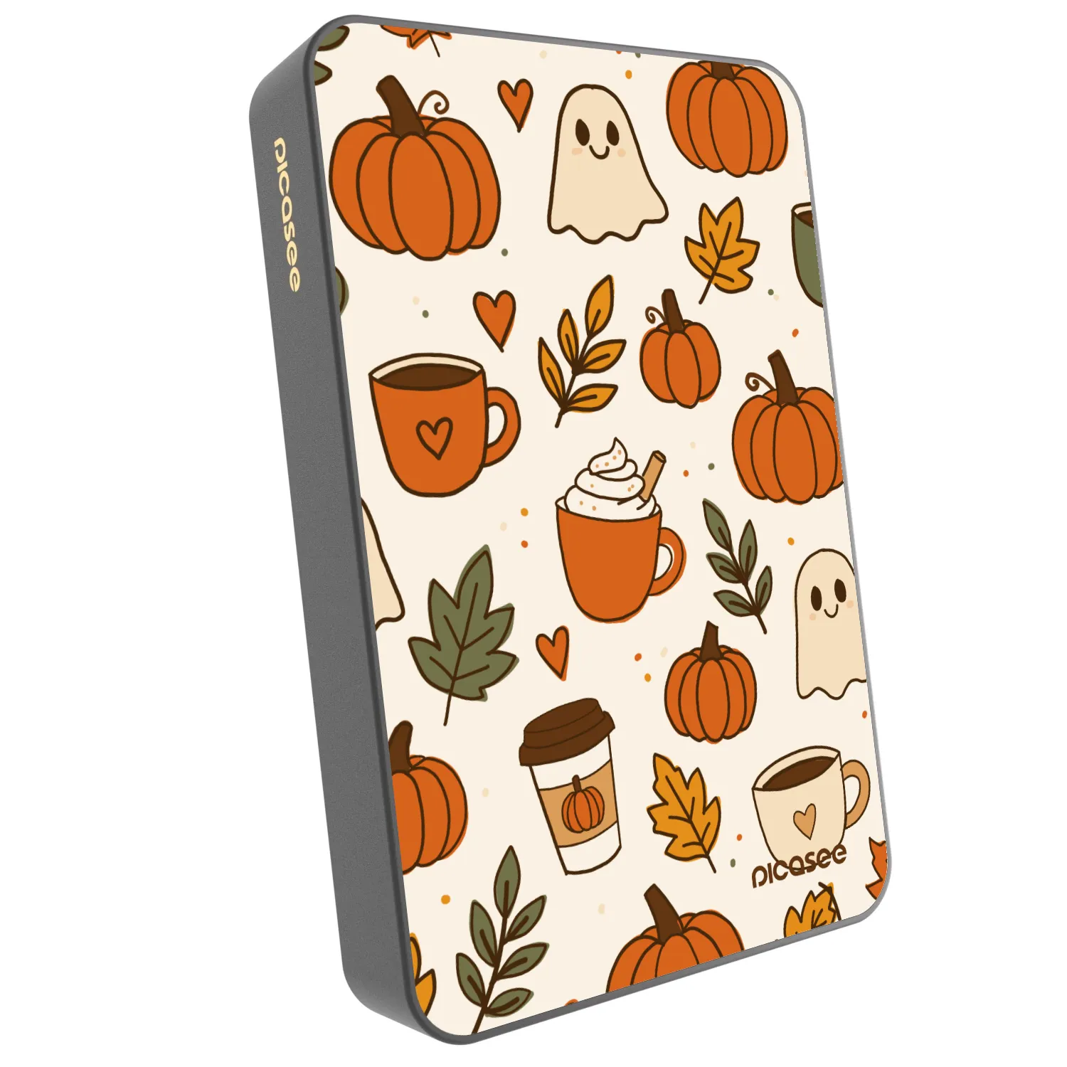 Picasee Powerbank με MagSafe 10 000 mAh Γκρί - Fall vibes