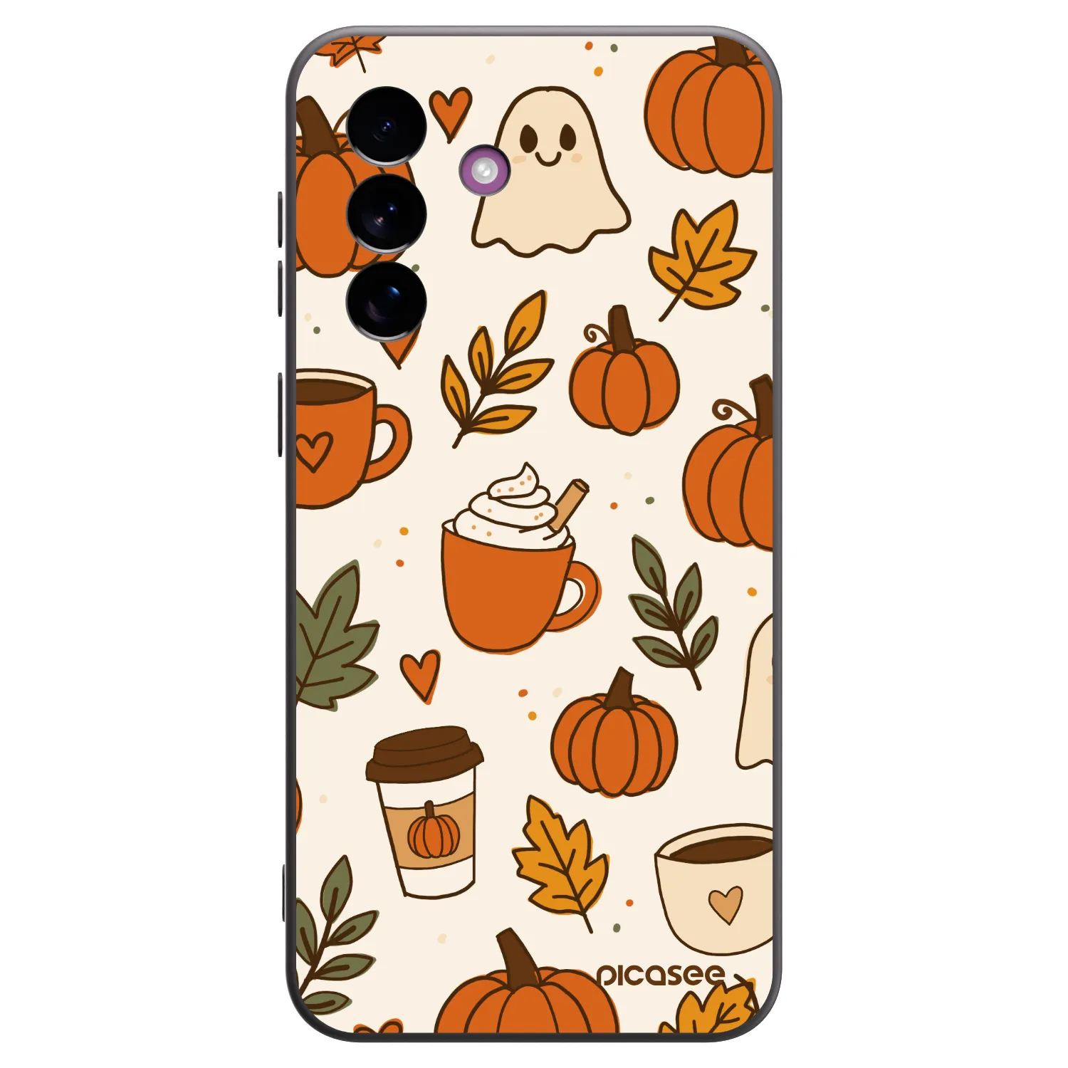 Picasee Μαύρη θήκη σιλικόνης για Samsung Galaxy A37 - Fall vibes