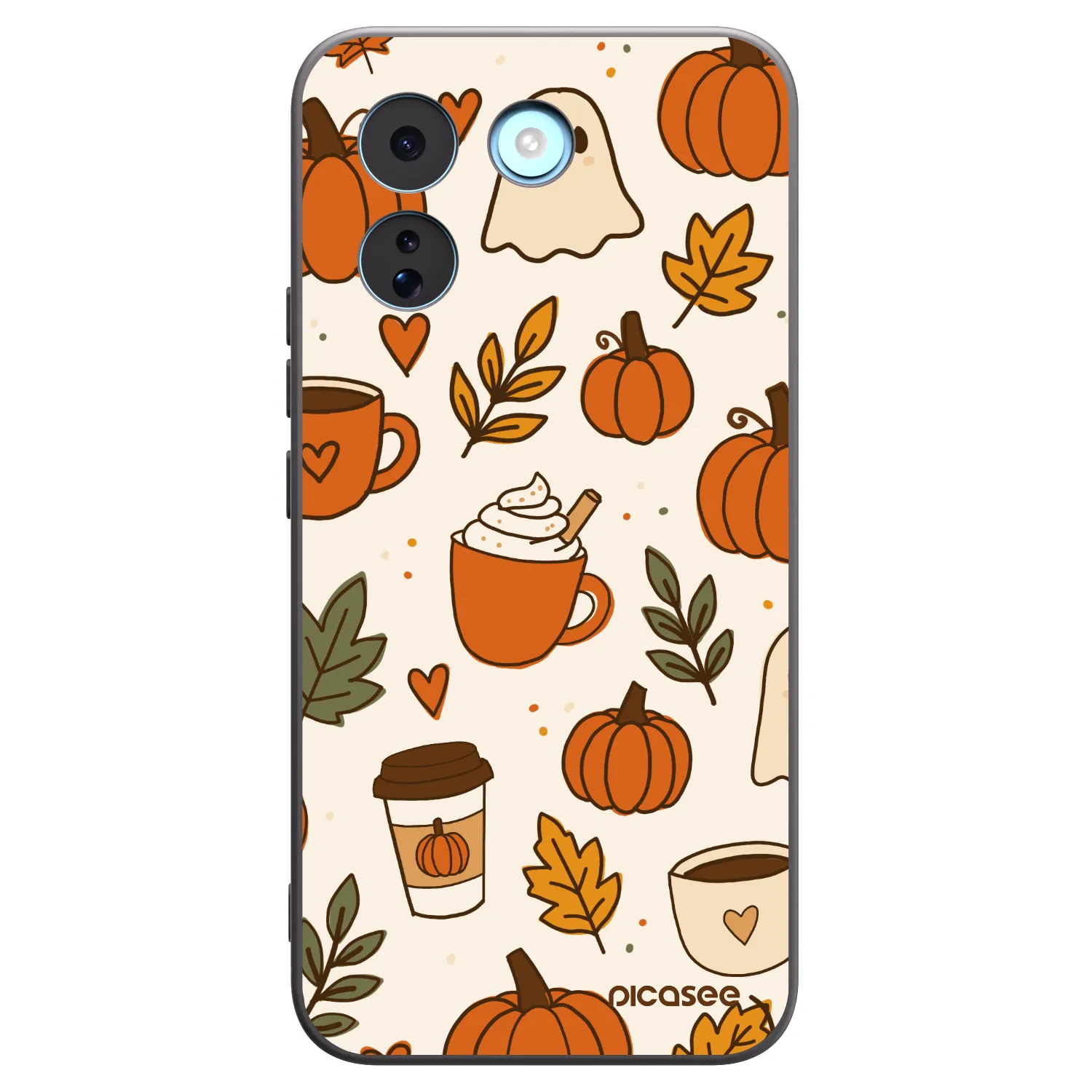 Picasee Μαύρη θήκη σιλικόνης για Xiaomi Redmi Note 17 Pro MAX 5G - Fall vibes
