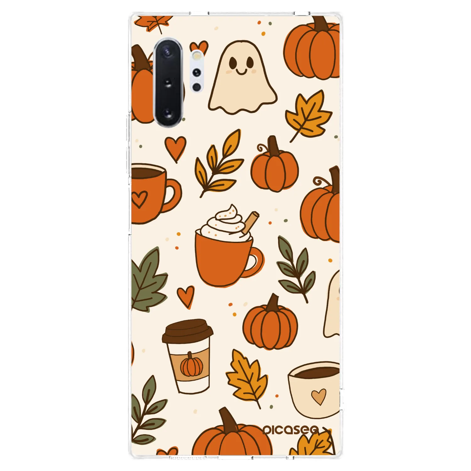 Picasee διαφανής θήκη σιλικόνης Samsung Galaxy Note 10+ N975F - Fall vibes