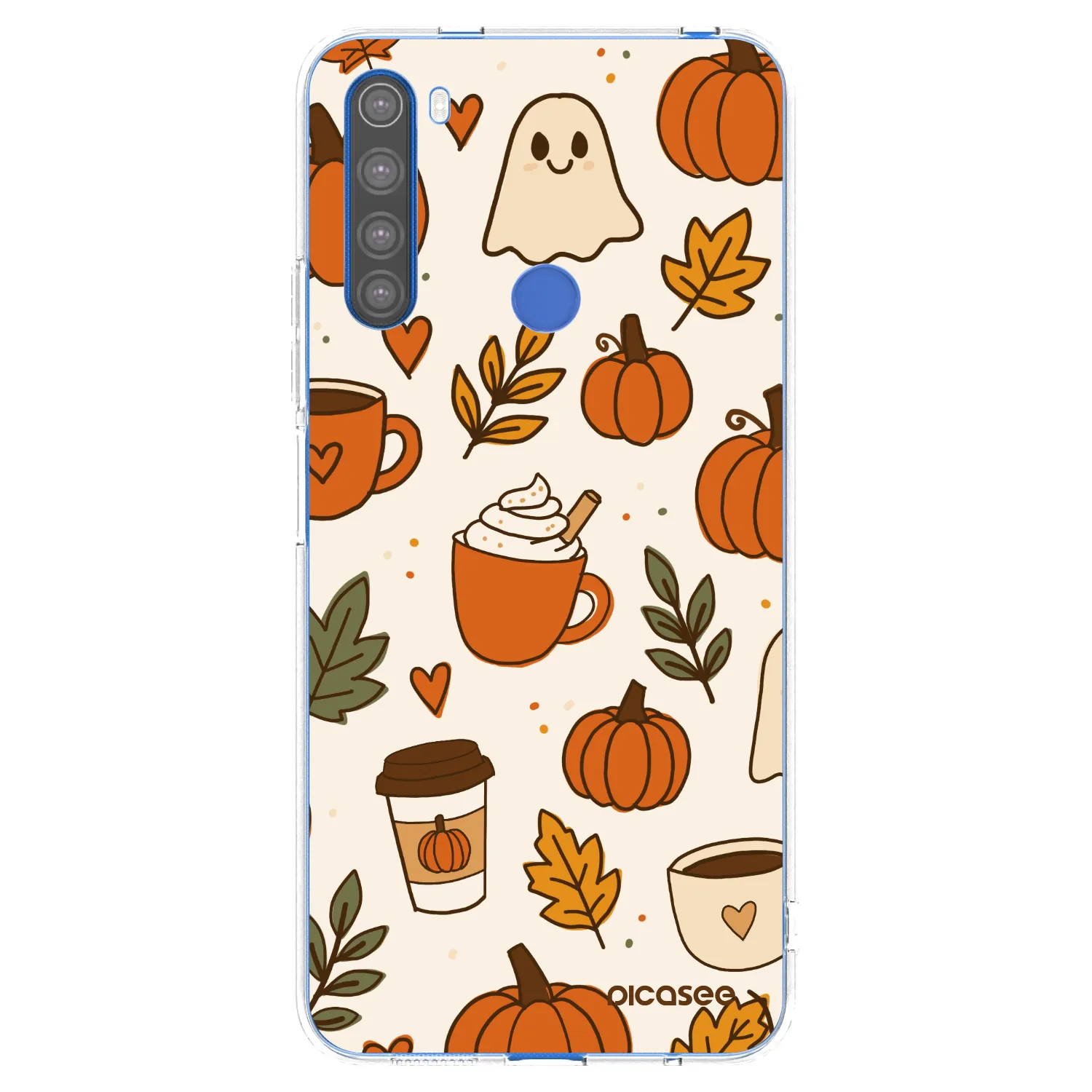 Picasee διαφανής θήκη σιλικόνης Xiaomi Redmi Note 8T - Fall vibes