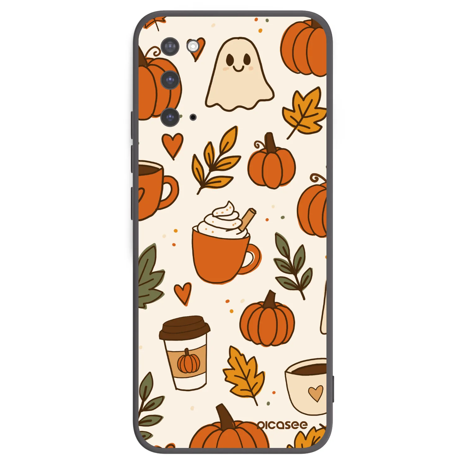 Picasee Μαύρη θήκη σιλικόνης για Samsung Galaxy S20 G980F - Fall vibes