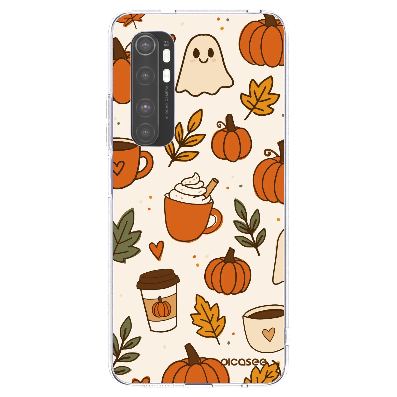 Picasee διαφανής θήκη σιλικόνης Xiaomi Mi Note 10 Lite - Fall vibes