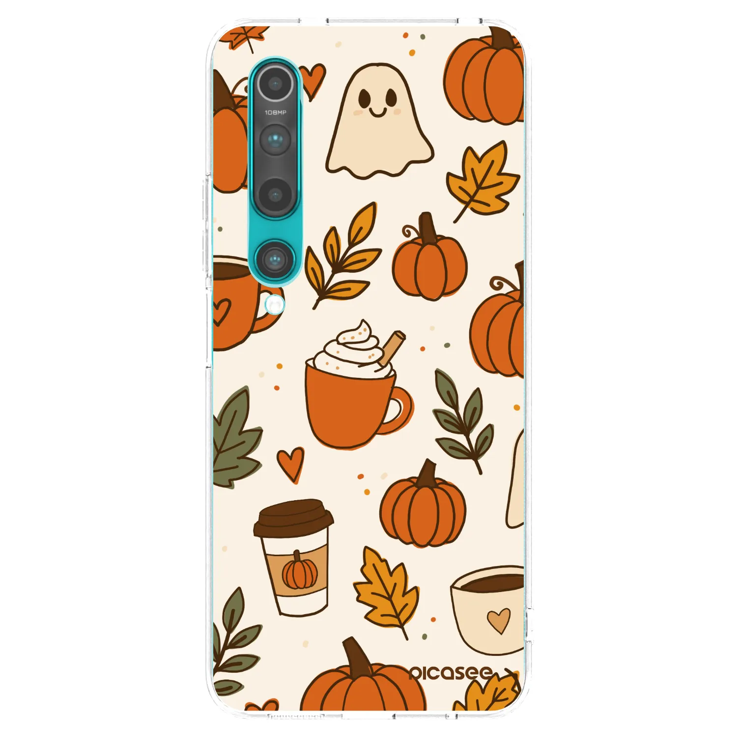 Picasee διαφανής θήκη σιλικόνης Xiaomi Mi 10 - Fall vibes