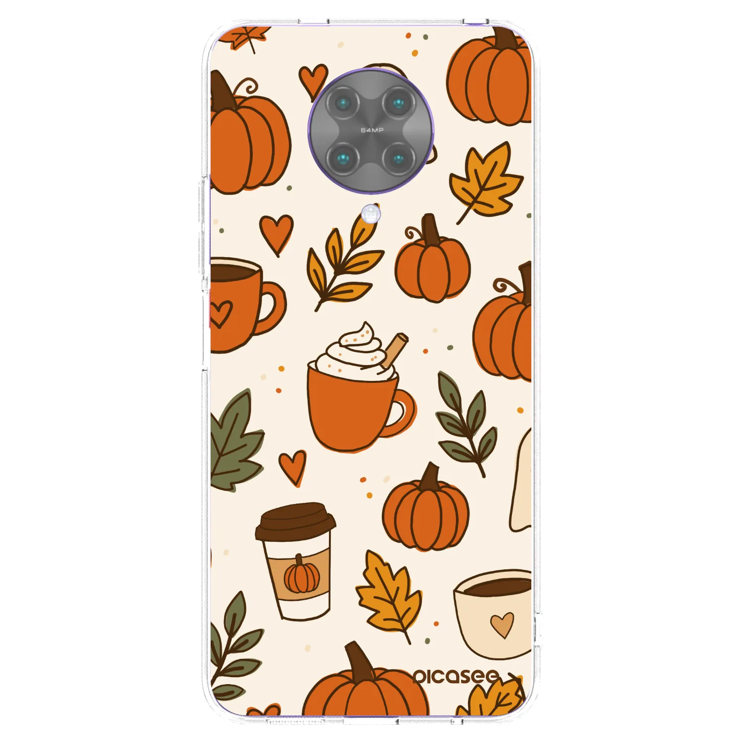 Picasee διαφανής θήκη σιλικόνης Xiaomi Poco F2 Pro - Fall vibes