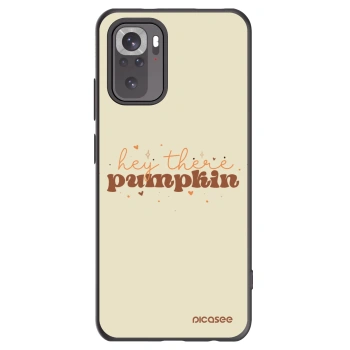 Picasee Μαύρη θήκη σιλικόνης για Xiaomi Redmi Note 10S - Hey there pumpkin