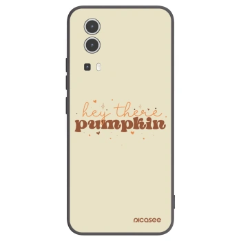 Picasee Μαύρη θήκη σιλικόνης για Vivo Y72 5G - Hey there pumpkin