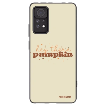 Picasee Μαύρη θήκη σιλικόνης για Xiaomi Redmi Note 11 Pro - Hey there pumpkin