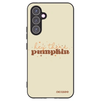Picasee Μαύρη θήκη σιλικόνης για Samsung Galaxy A54 5G A546B - Hey there pumpkin