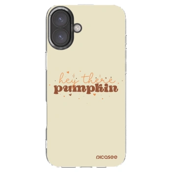 Picasee διαφανής θήκη σιλικόνης Apple iPhone 16 Plus - Hey there pumpkin