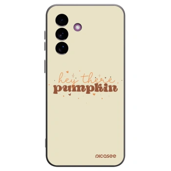 Picasee Μαύρη θήκη σιλικόνης για Samsung Galaxy A37 - Hey there pumpkin