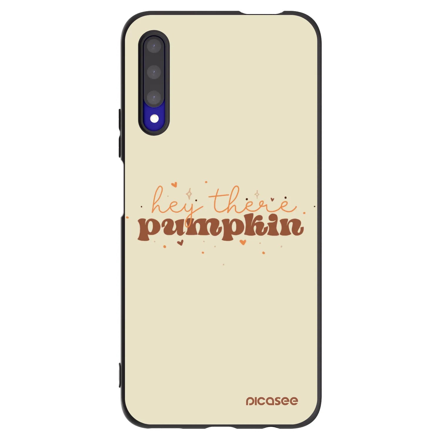 Picasee Μαύρη θήκη σιλικόνης για Honor 9X Pro - Hey there pumpkin