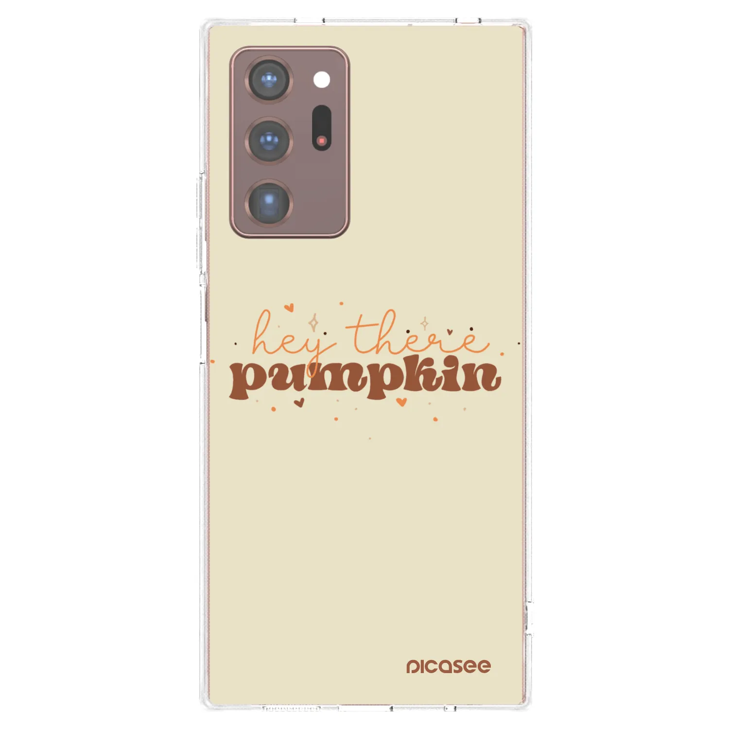 Picasee διαφανής θήκη σιλικόνης Samsung Galaxy Note 20 Ultra - Hey there pumpkin