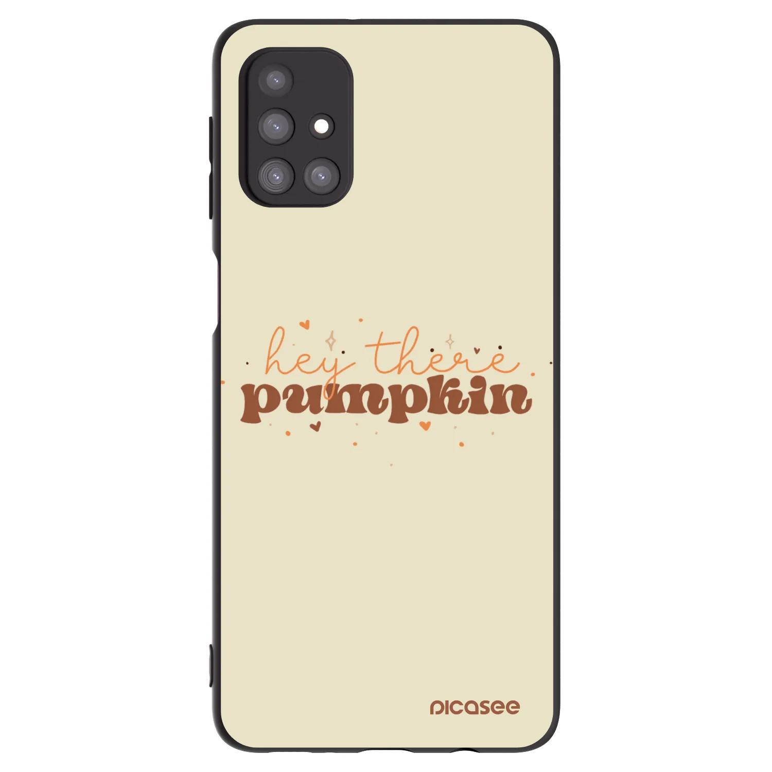 Picasee Μαύρη θήκη σιλικόνης για Samsung Galaxy M31s - Hey there pumpkin