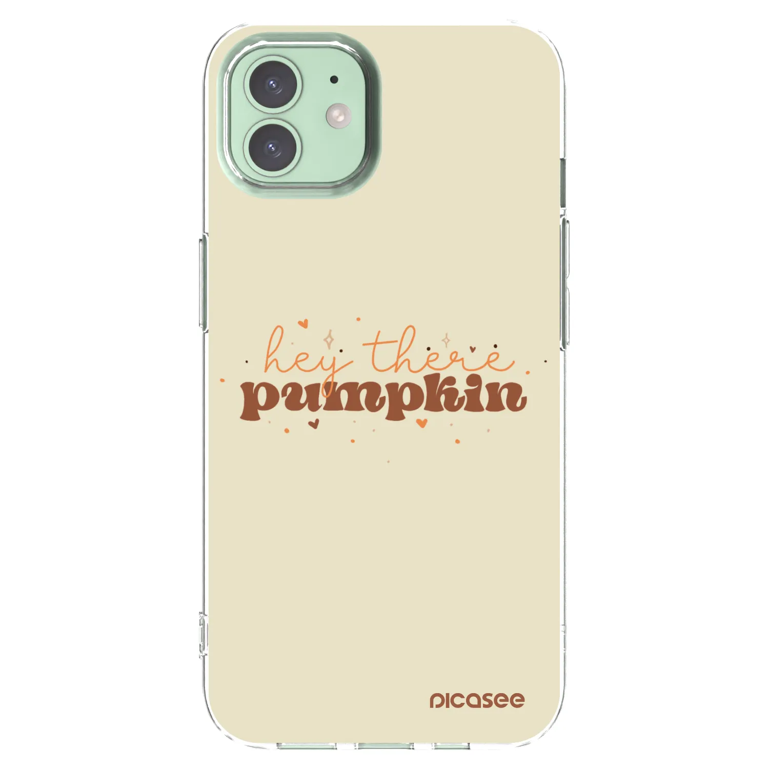 Picasee διαφανής θήκη σιλικόνης Apple iPhone 12 - Hey there pumpkin