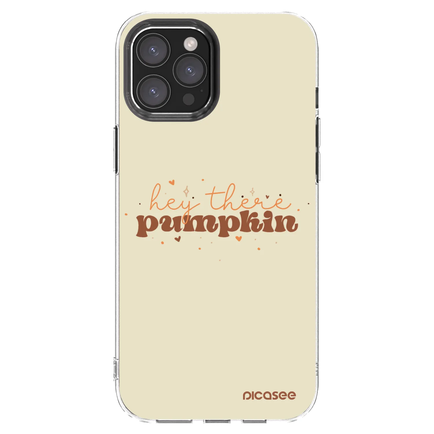 Picasee διαφανής θήκη σιλικόνης Apple iPhone 12 Pro Max - Hey there pumpkin
