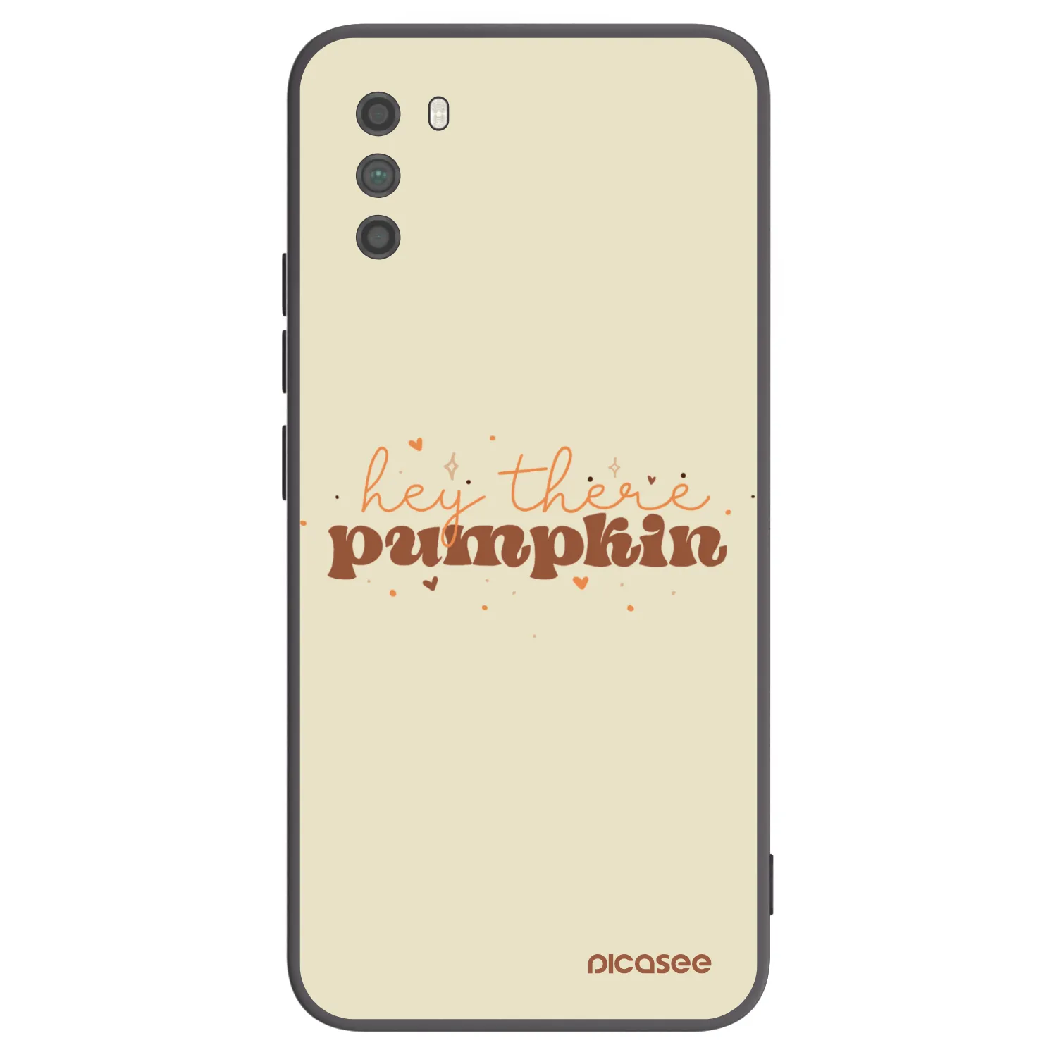 Picasee Μαύρη θήκη σιλικόνης για Xiaomi Poco M3 - Hey there pumpkin