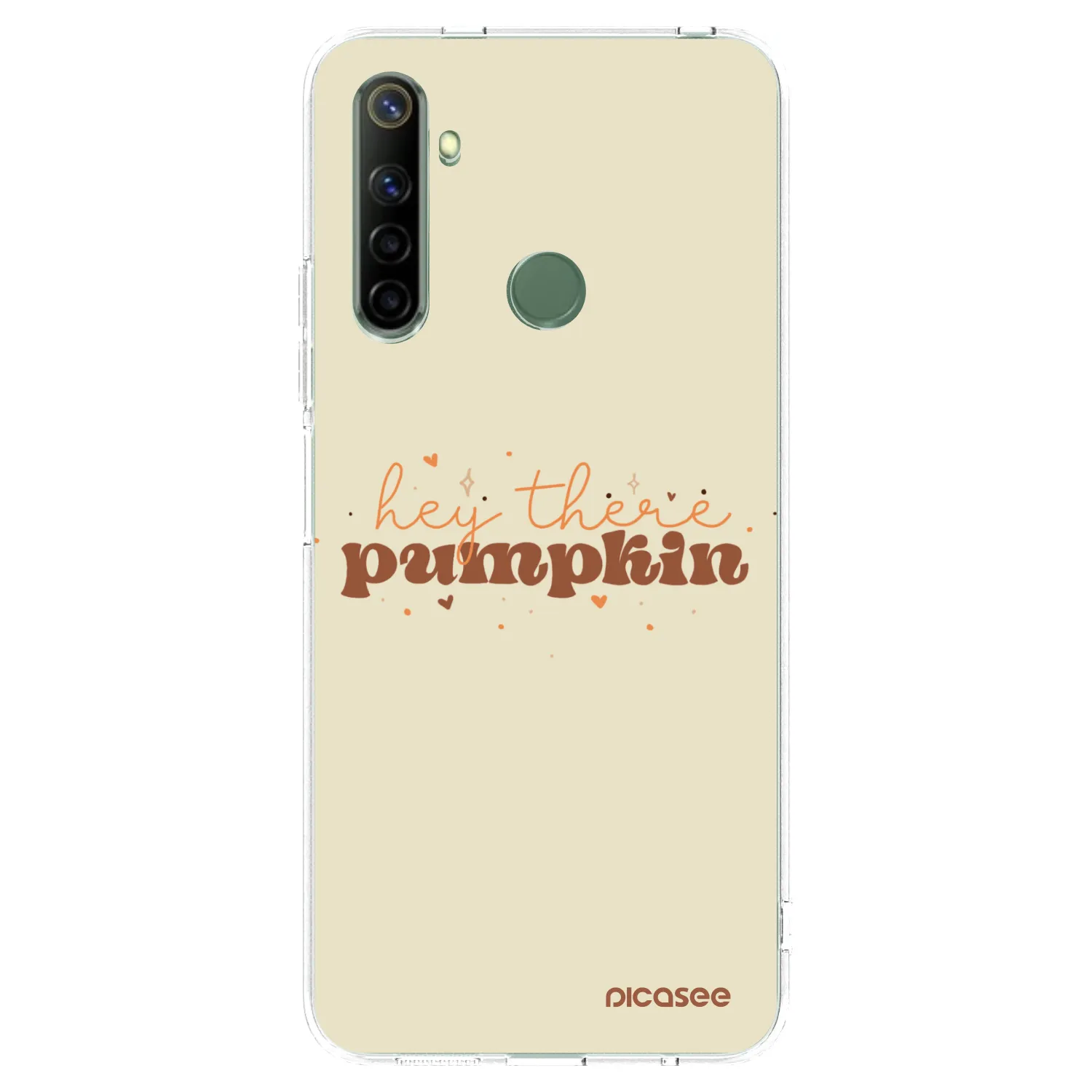 Picasee διαφανής θήκη σιλικόνης Realme 6i - Hey there pumpkin