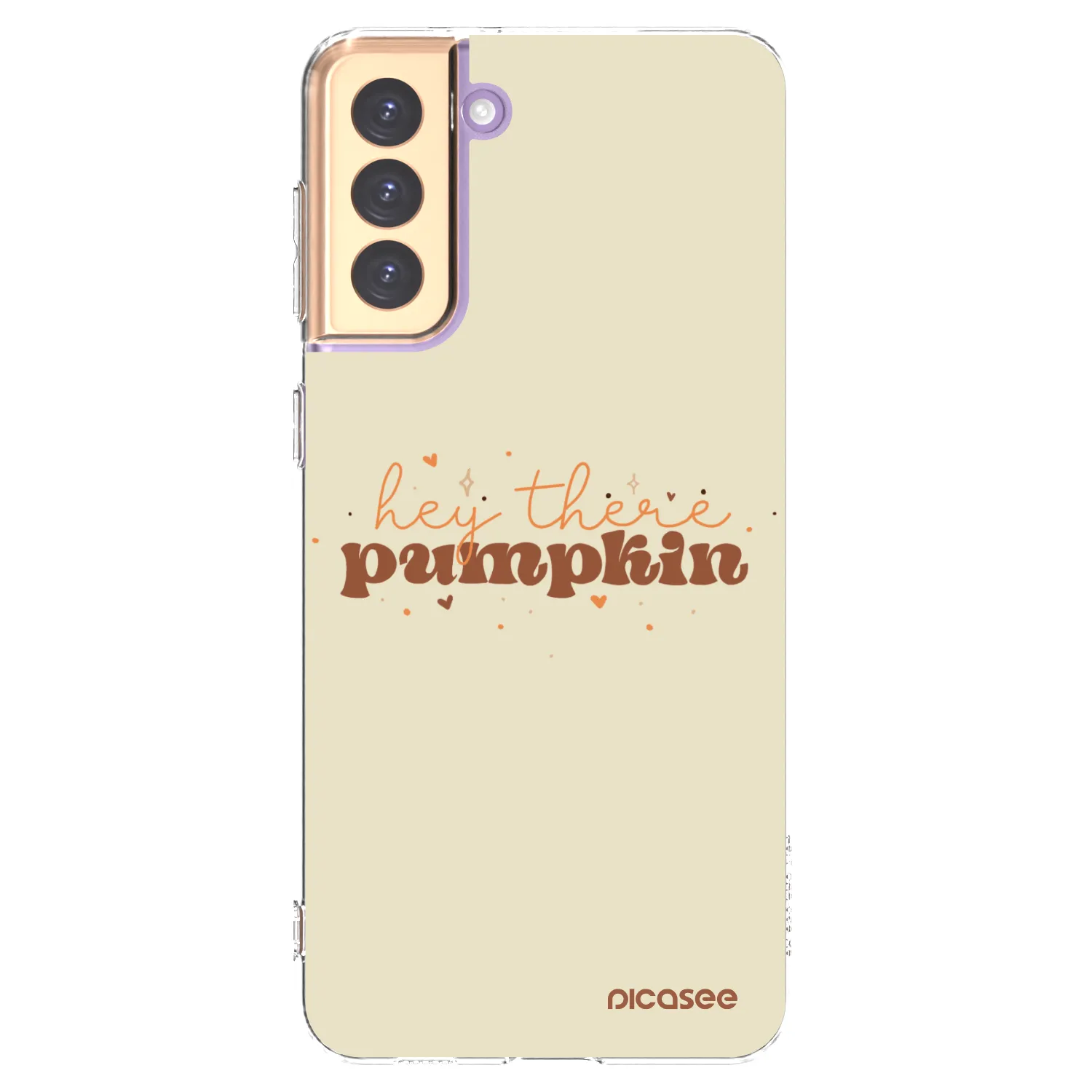 Picasee διαφανής θήκη σιλικόνης Samsung Galaxy S21+ 5G G996F - Hey there pumpkin