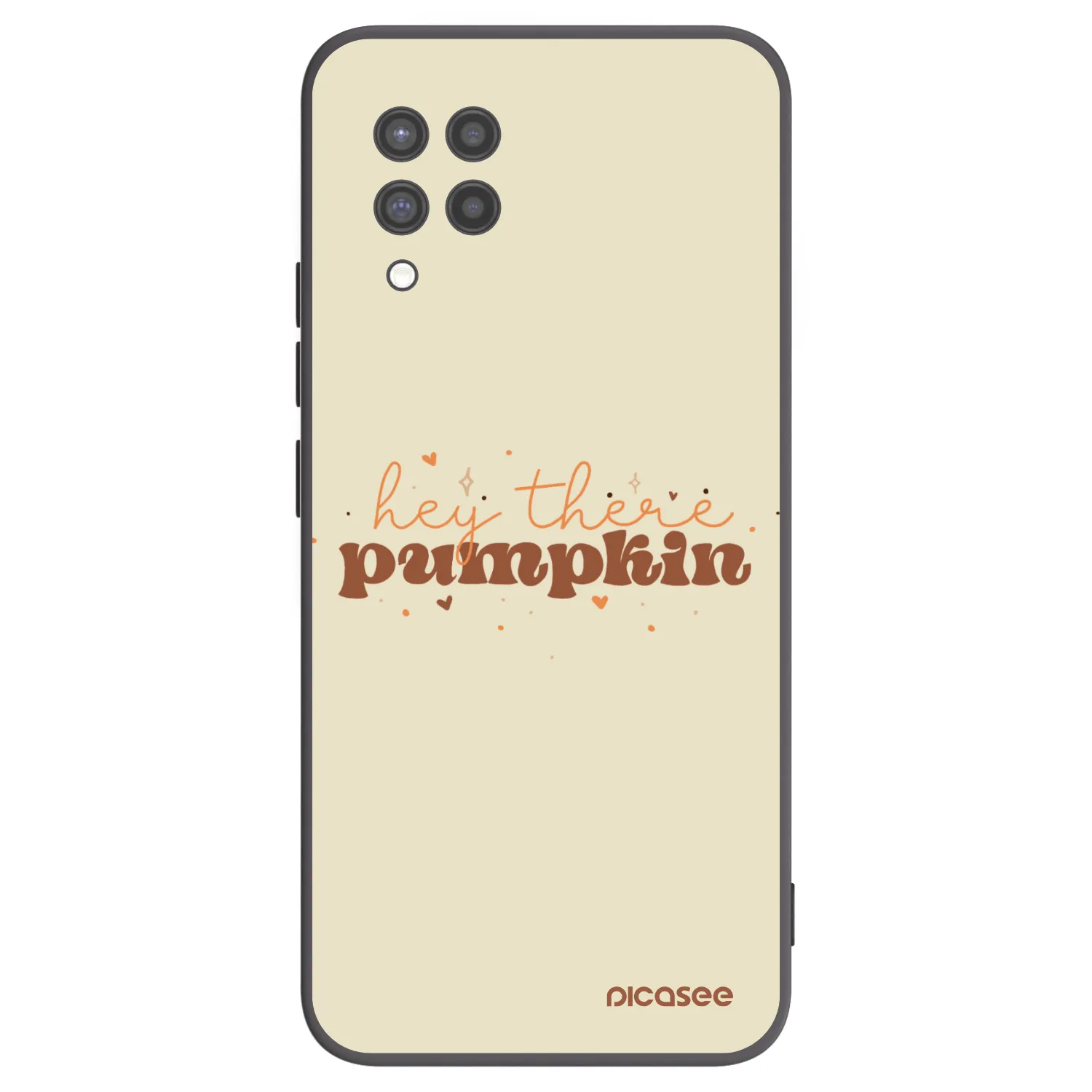 Picasee Μαύρη θήκη σιλικόνης για Samsung Galaxy A42 A426B - Hey there pumpkin