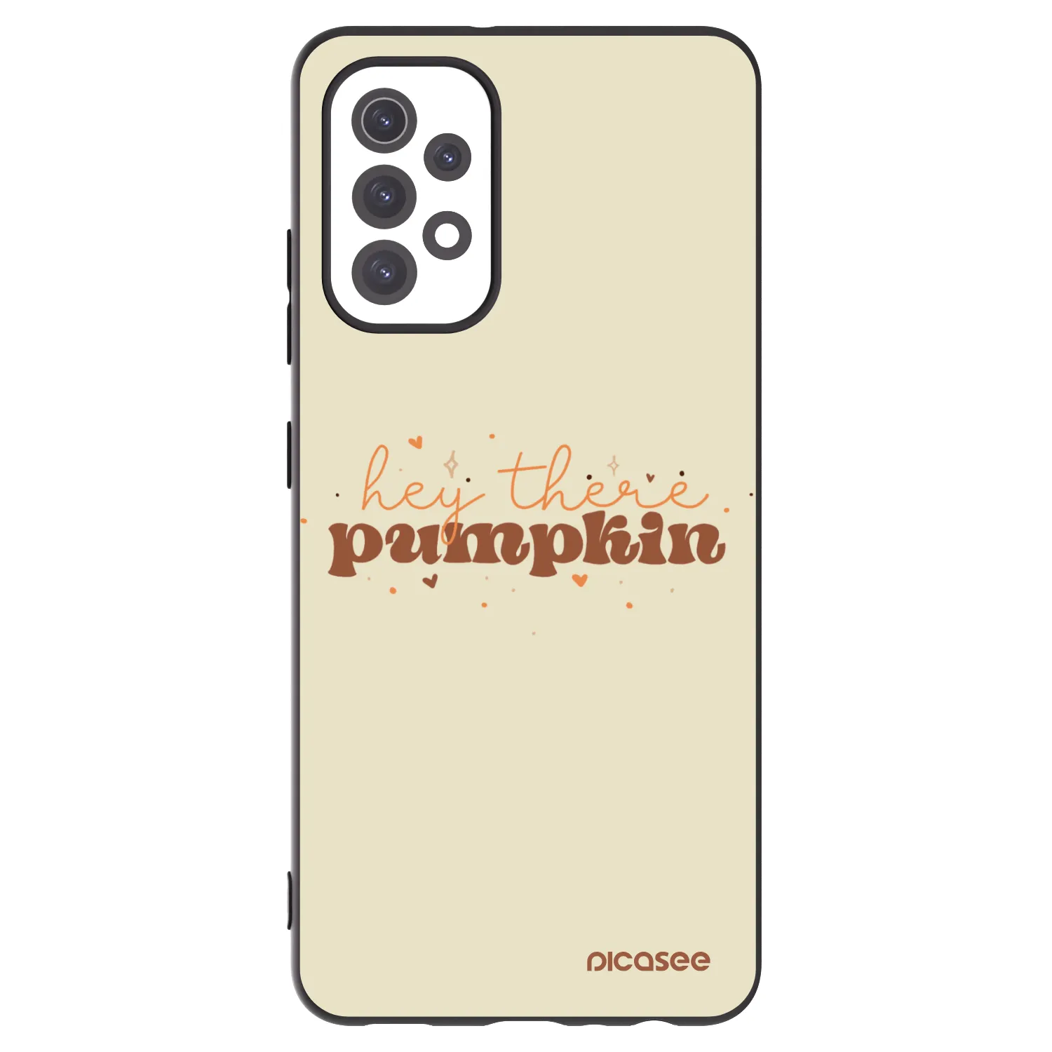 Picasee Μαύρη θήκη σιλικόνης για Samsung Galaxy A32 5G A326B - Hey there pumpkin