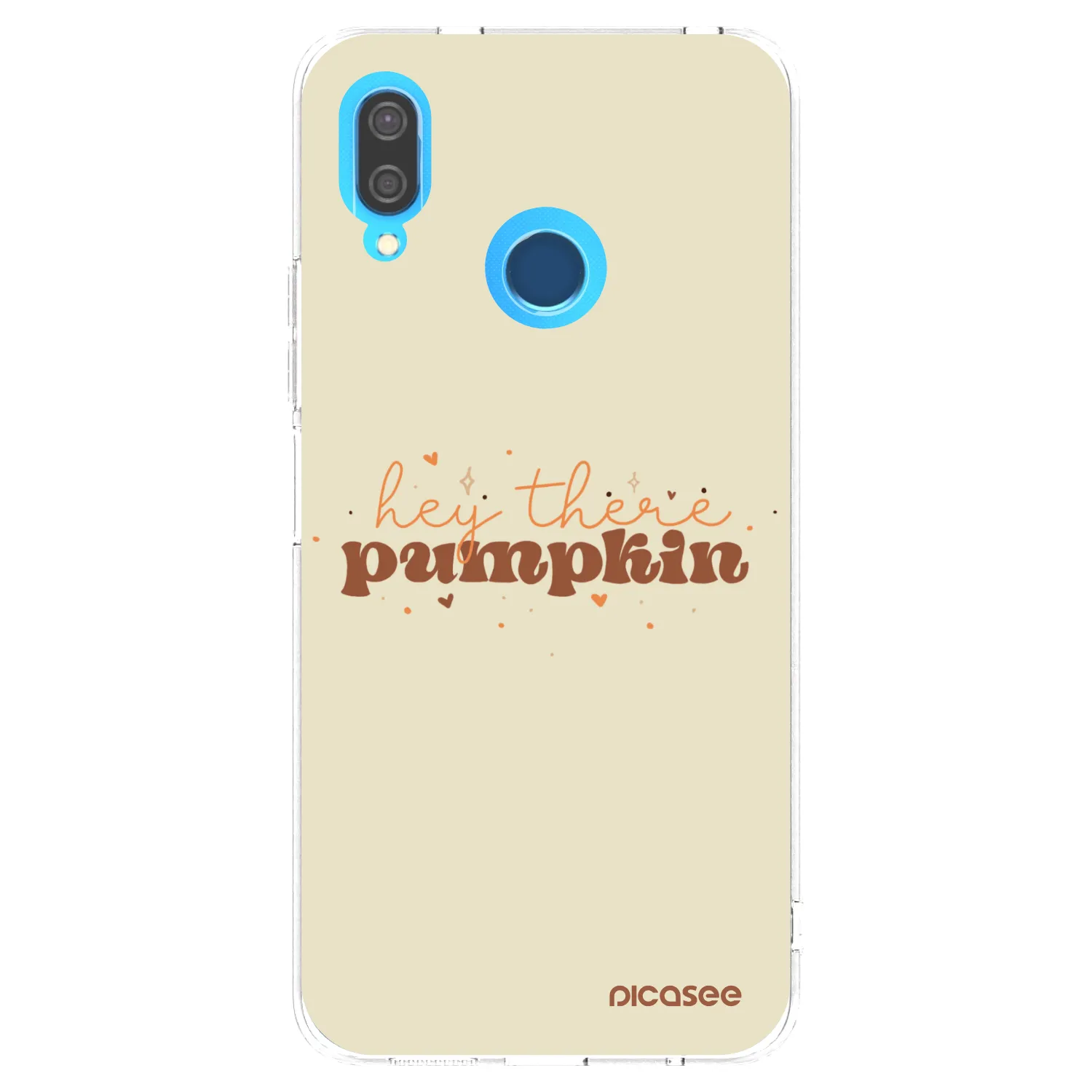Picasee διαφανής θήκη σιλικόνης Huawei P20 Lite - Hey there pumpkin
