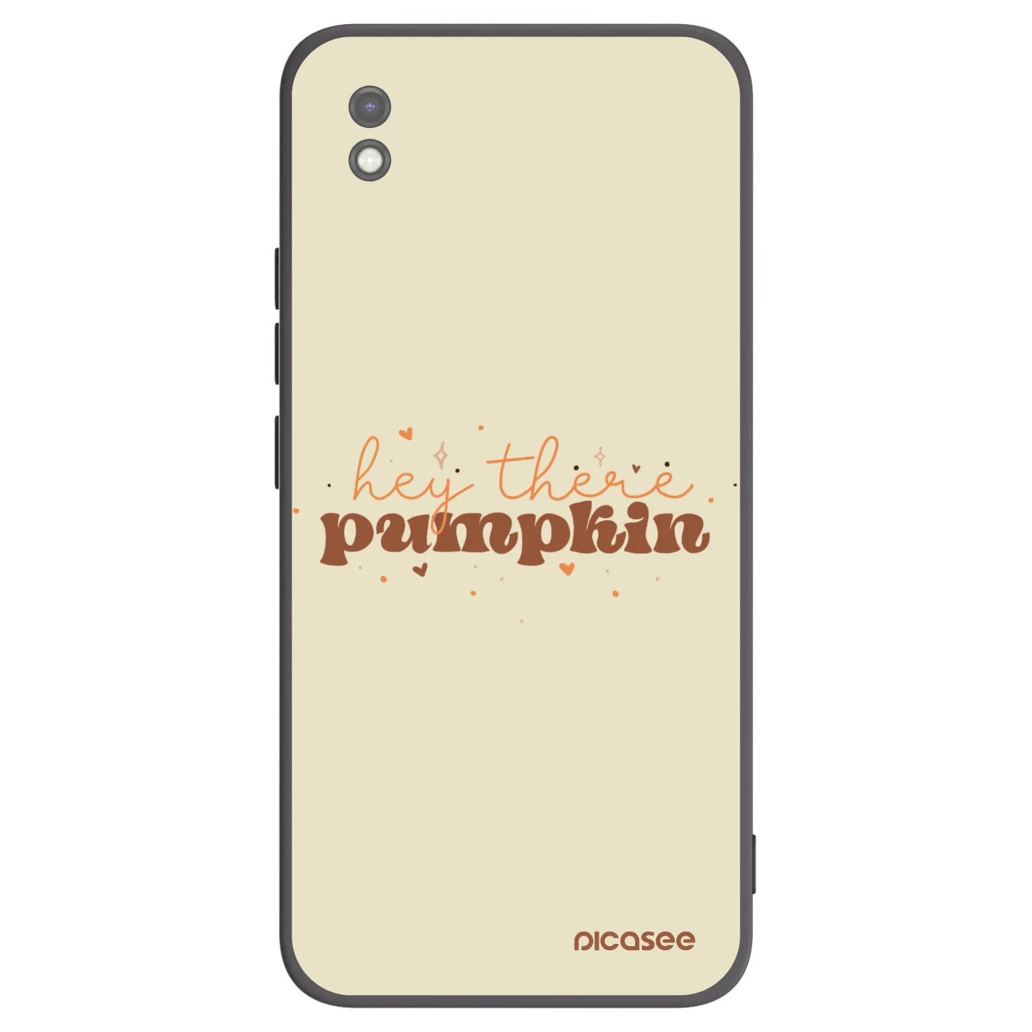 Picasee Μαύρη θήκη σιλικόνης για Xiaomi Redmi 9AT - Hey there pumpkin