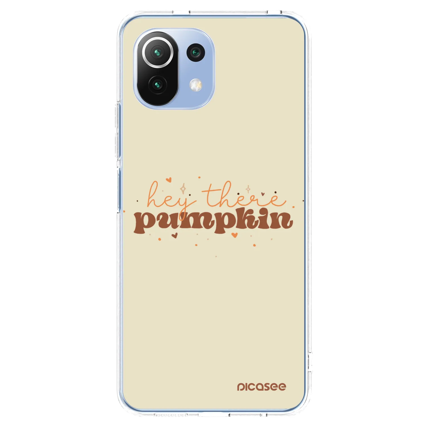Picasee διαφανής θήκη σιλικόνης Xiaomi Mi 11 Lite - Hey there pumpkin