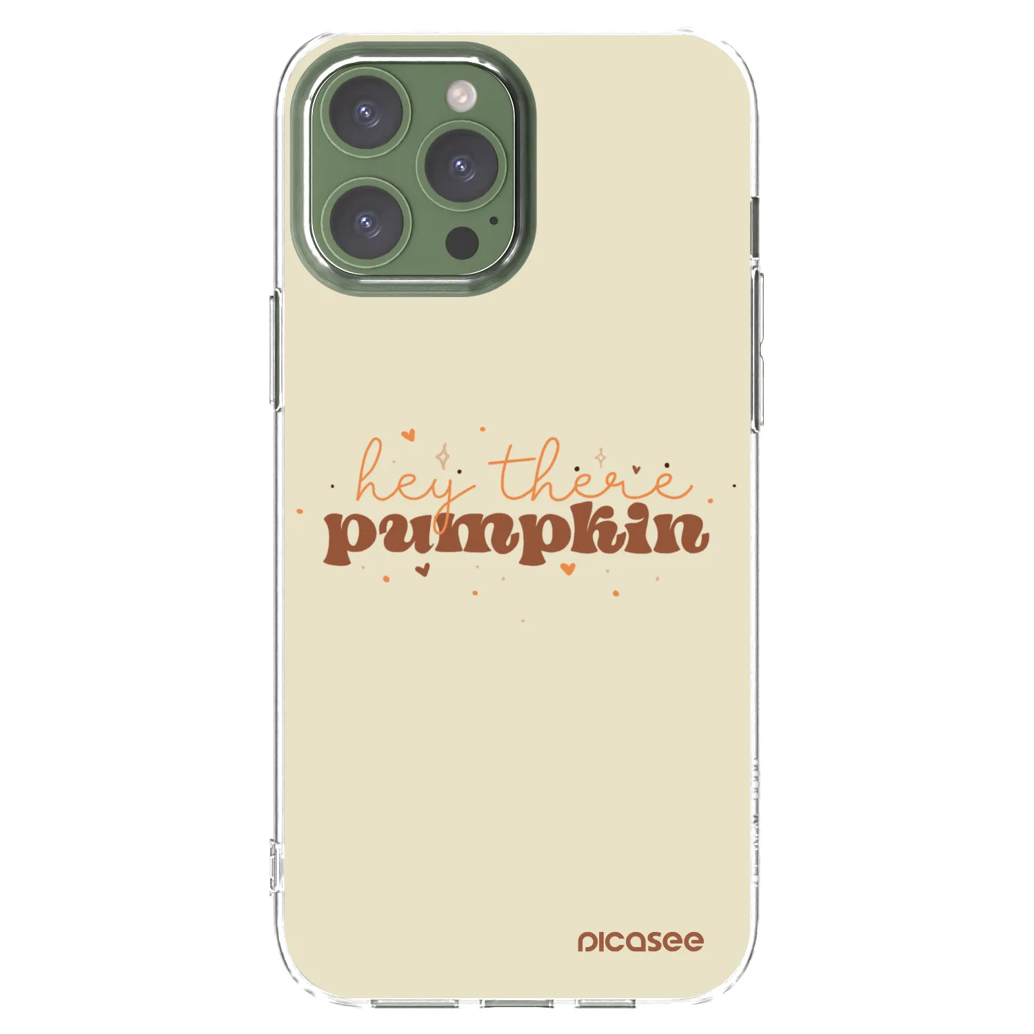Picasee διαφανής θήκη σιλικόνης Apple iPhone 13 Pro Max - Hey there pumpkin