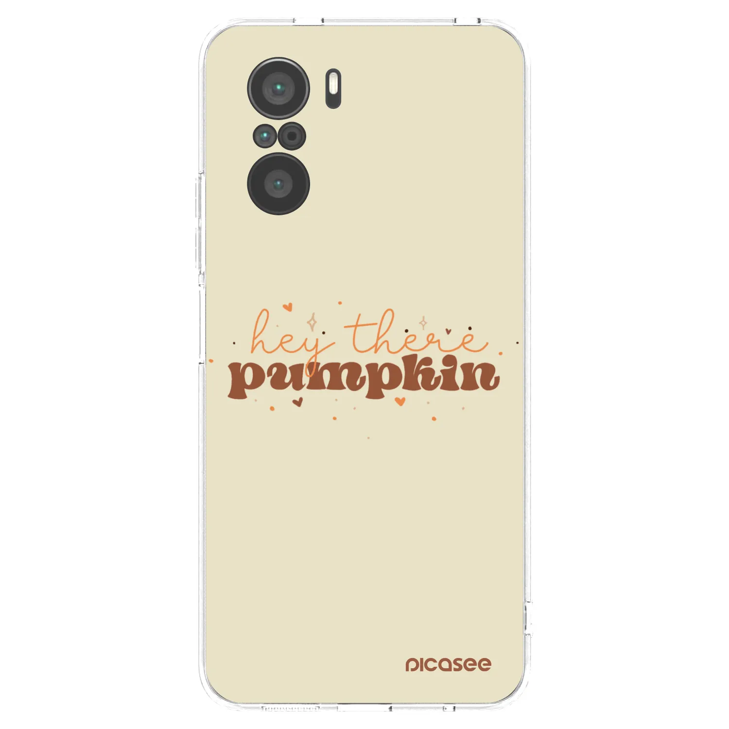 Picasee διαφανής θήκη σιλικόνης Xiaomi Poco F3 - Hey there pumpkin