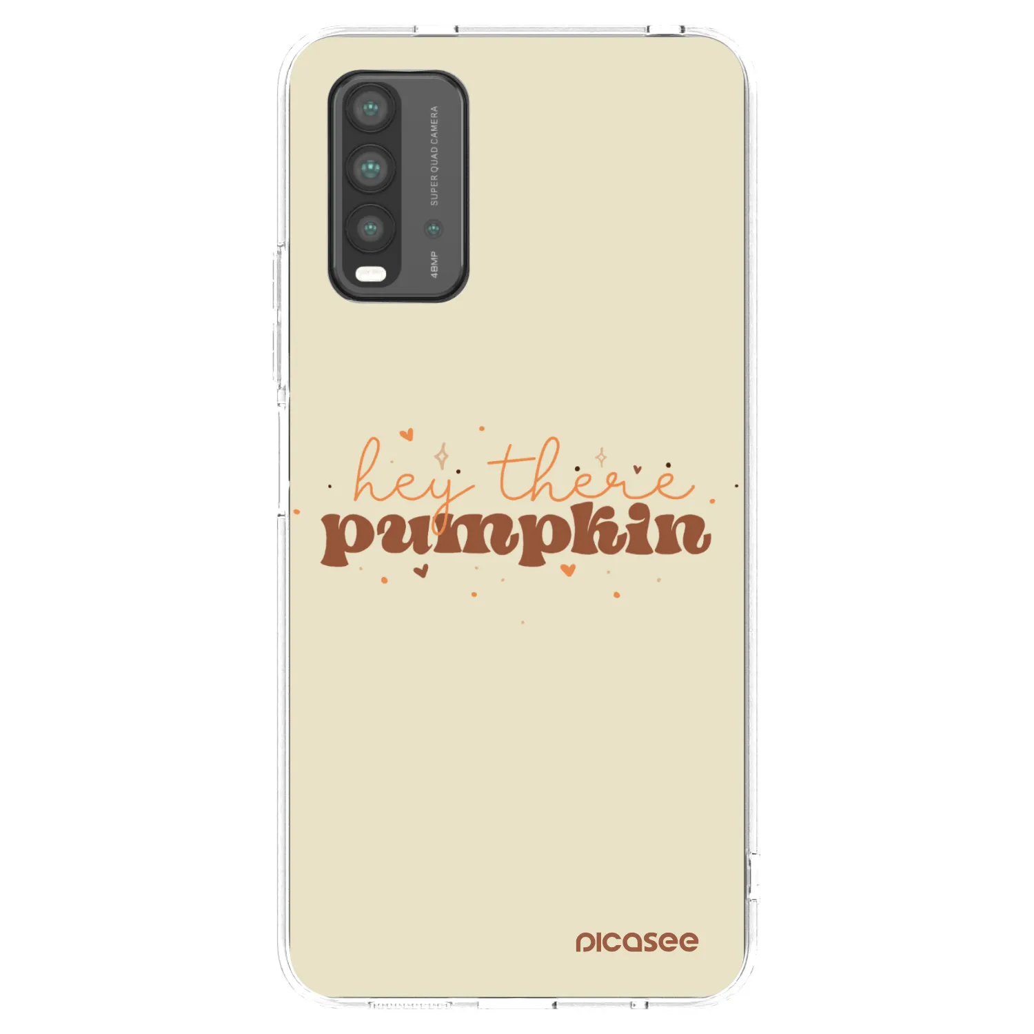 Picasee Μαύρη θήκη σιλικόνης για Xiaomi Redmi 9T - Hey there pumpkin