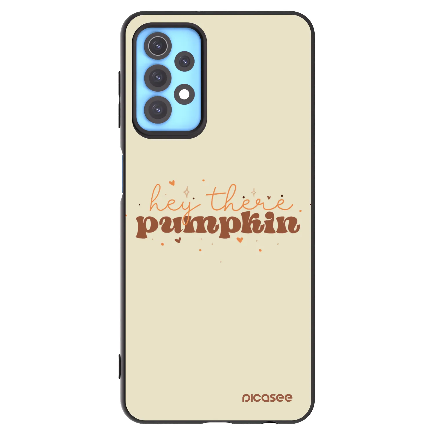 Picasee Μαύρη θήκη σιλικόνης για Samsung Galaxy A32 4G SM-A325F - Hey there pumpkin