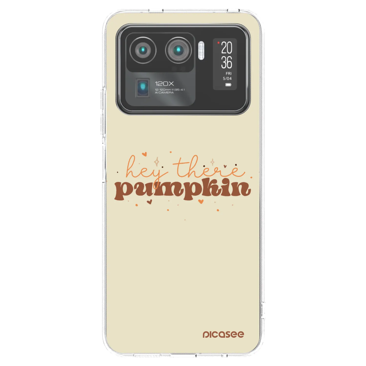 Picasee διαφανής θήκη σιλικόνης Xiaomi Mi 11 Ultra - Hey there pumpkin