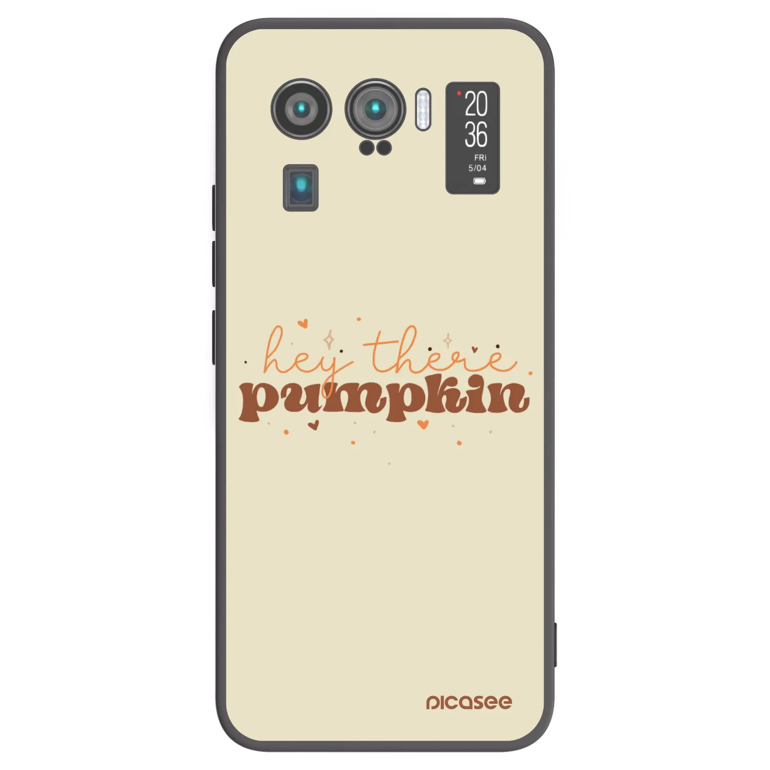 Picasee Μαύρη θήκη σιλικόνης για Xiaomi Mi 11 Ultra - Hey there pumpkin