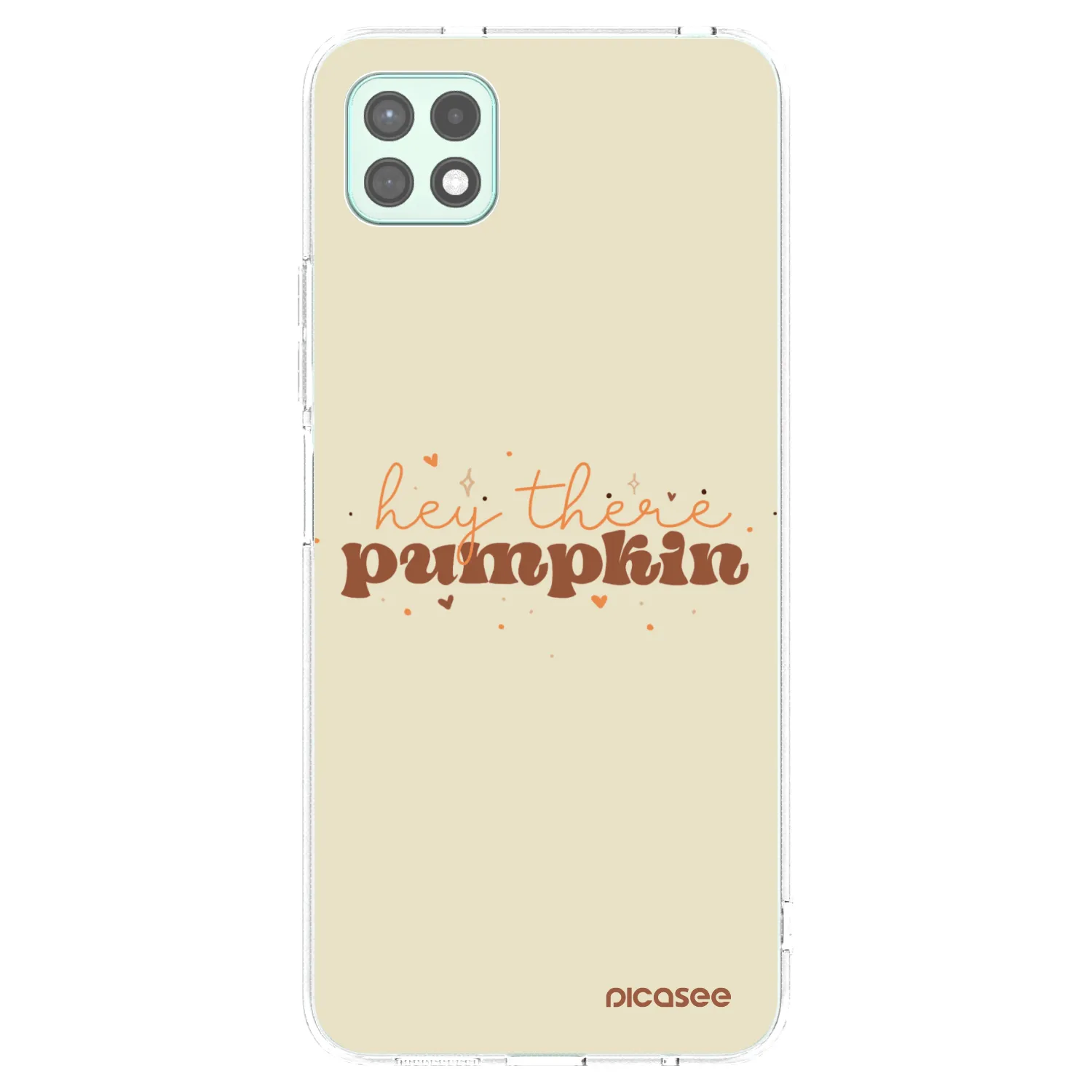 Picasee διαφανής θήκη σιλικόνης Samsung Galaxy A22 A226B 5G - Hey there pumpkin