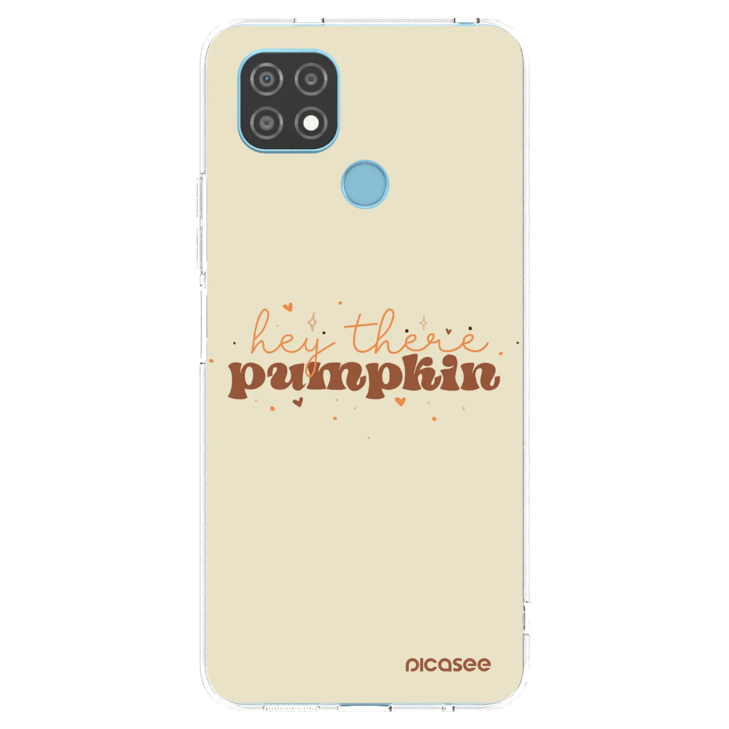 Picasee διαφανής θήκη σιλικόνης Realme C21 - Hey there pumpkin