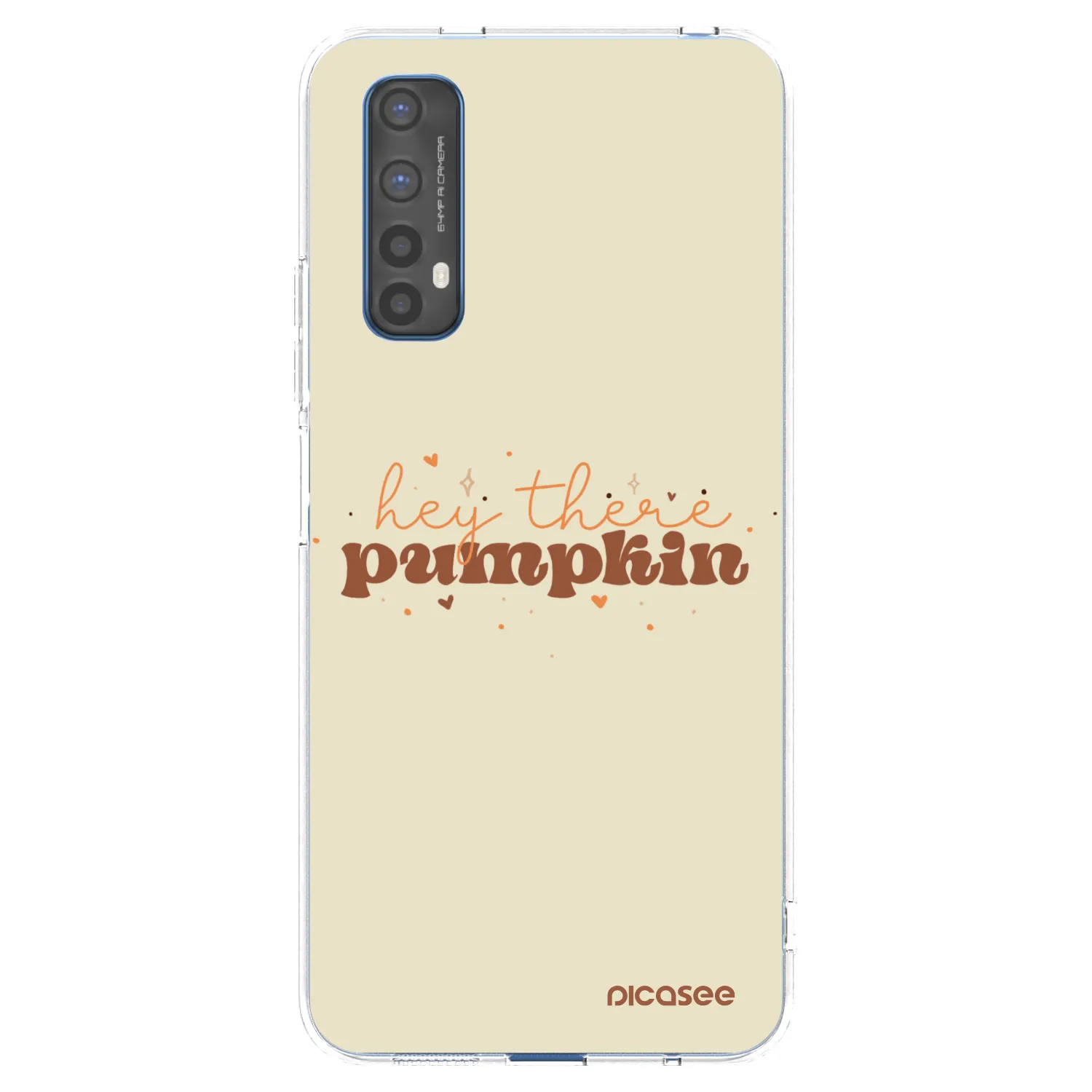 Picasee διαφανής θήκη σιλικόνης Realme 7 - Hey there pumpkin