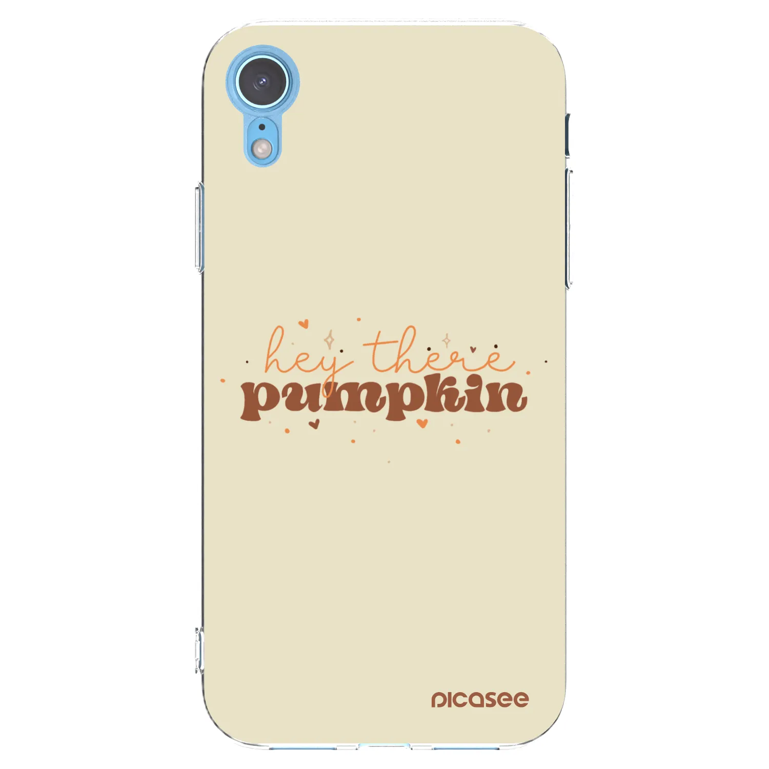 Picasee διαφανής θήκη σιλικόνης Apple iPhone XR - Hey there pumpkin