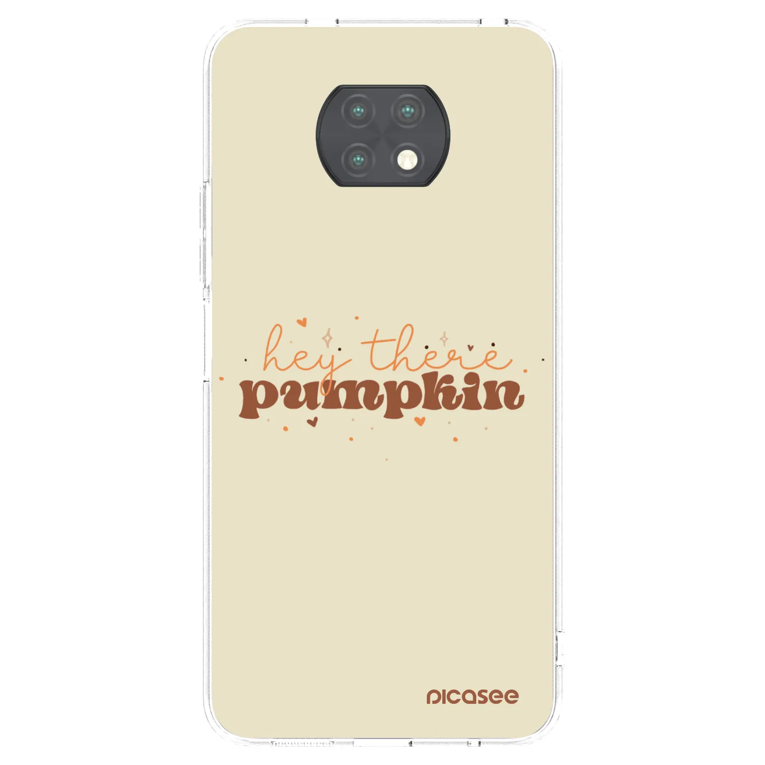 Picasee διαφανής θήκη σιλικόνης Xiaomi Redmi Note 9T - Hey there pumpkin