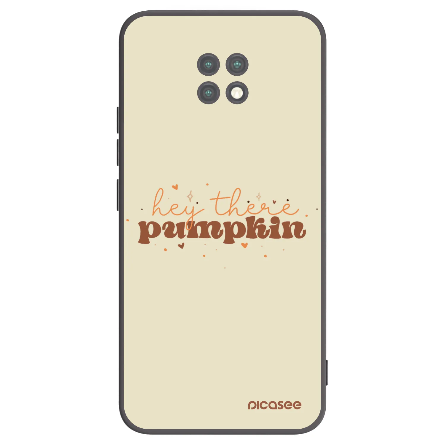 Picasee Μαύρη θήκη σιλικόνης για Xiaomi Redmi Note 9T - Hey there pumpkin