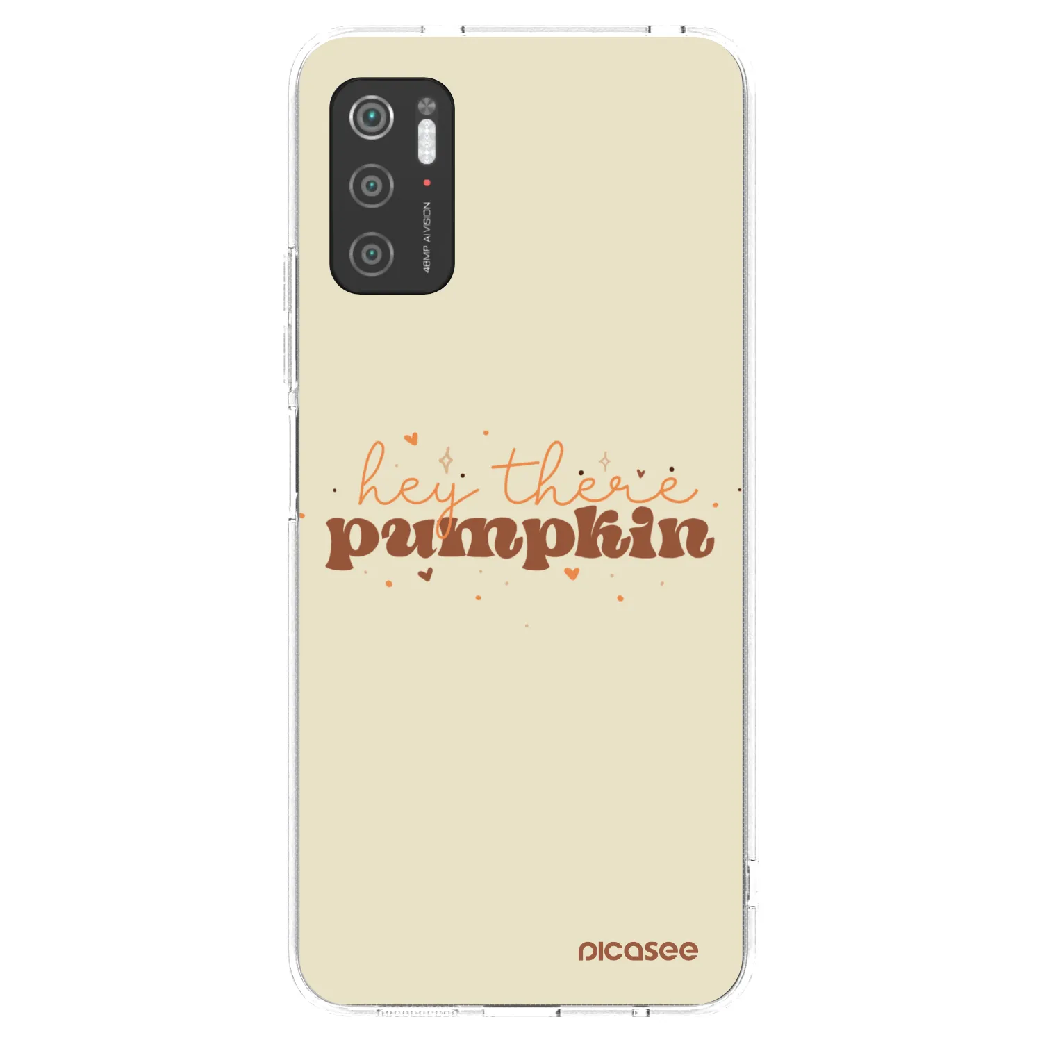 Picasee διαφανής θήκη σιλικόνης Xiaomi Poco M3 Pro 5G - Hey there pumpkin